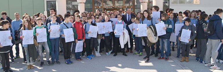 Župan podijelio diplome učenicima i mentorima Centra izvrsnosti iz matematike