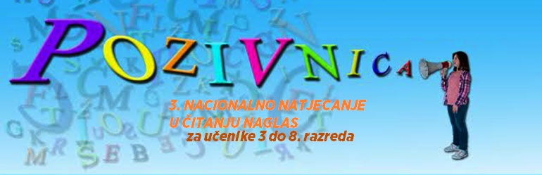 3. nacionalno natjecanje u čitanju naglas