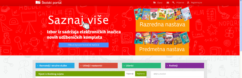 Školska knjiga predstavila Školski portal - multimedijsko rješenje za podršku u nastavi