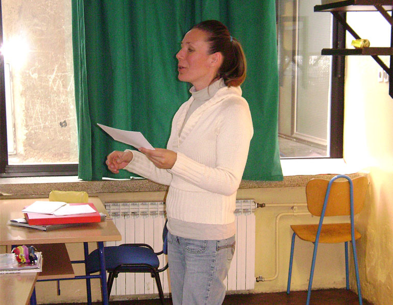 Jasmina Drina TOMIĆ, profesorica engleskog jezika