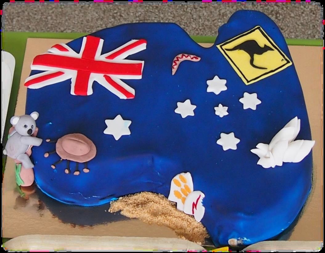 Sve je završilo tipičnom australskom zabavom, a kao šećer na kraju učenici su se osladili i prekrasnom tortom u obliku Australije.