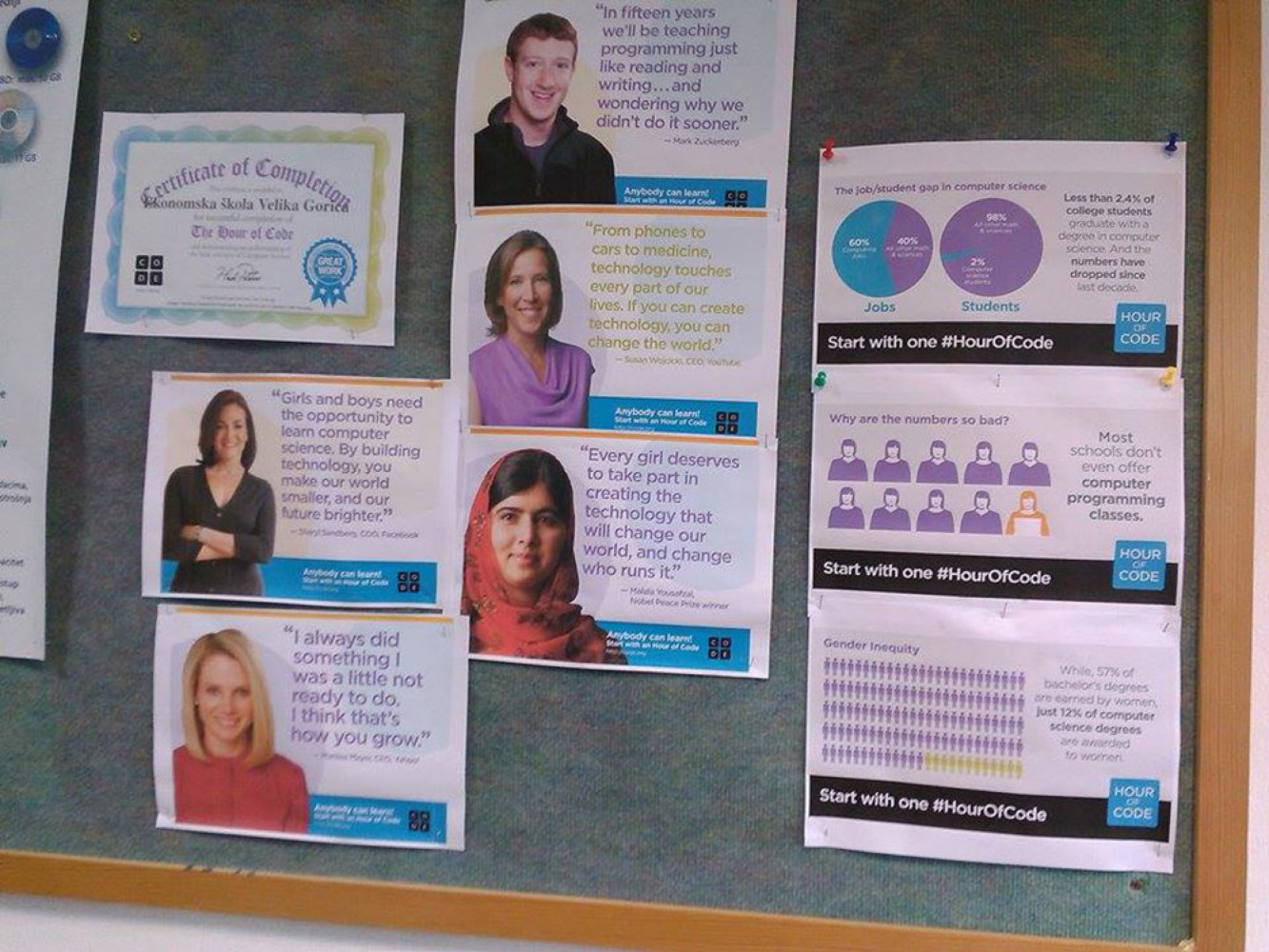 Ove školske godine Ekonomska škola Velika Gorica je po prvi puta organizirala 'Sat kodiranja'. Ne samo da smo imali prvi sat kodiranja.