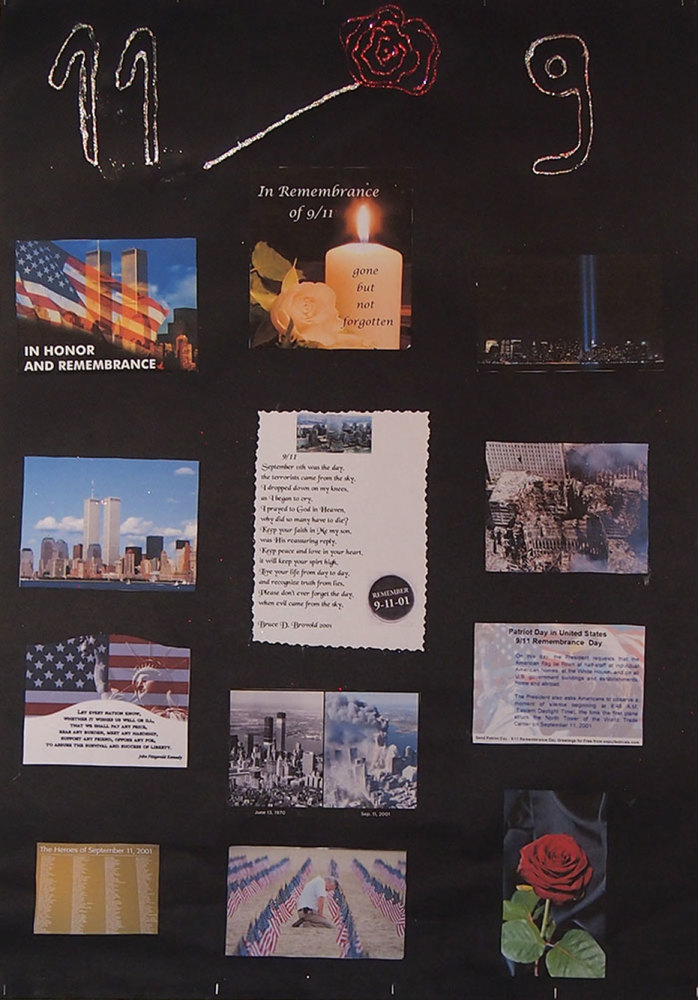 Na posljednjem plakatu prikazan je tragičan događaj iz nedavne američke povijesti, teroristički napad počinjen 11. rujna 2001.