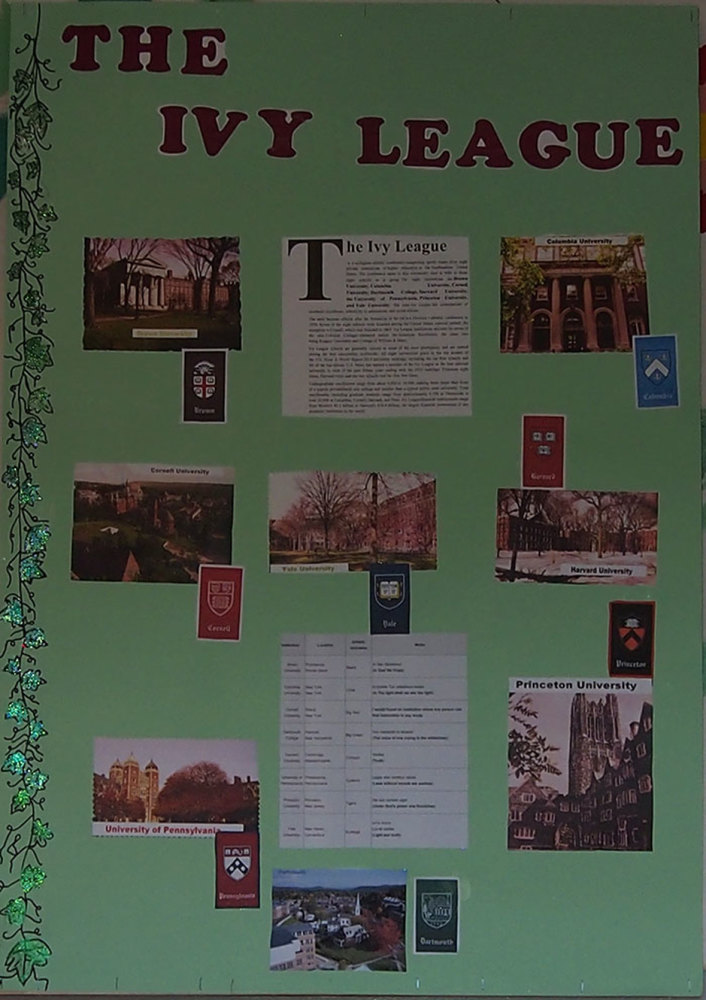Učenici su se mogli upoznati i sa svih osam poznatih sveučilišta članica Ivy League grupe.
