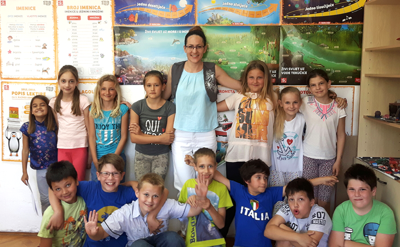 Glavna tema trećeg razreda OŠ „Vladimir Nazor“ Neviđane za mjesec travanj bila je „Zeleno srce kuca za nas“.