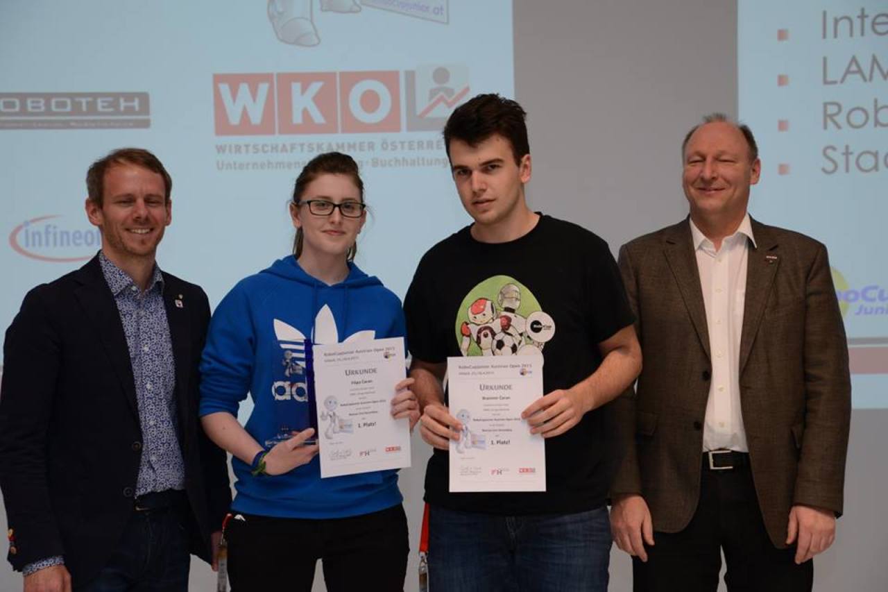 1. mjesto u Rescue Line Secondary, tim Fibra, kapetan Branimir Čaran i Filipa Ćaran