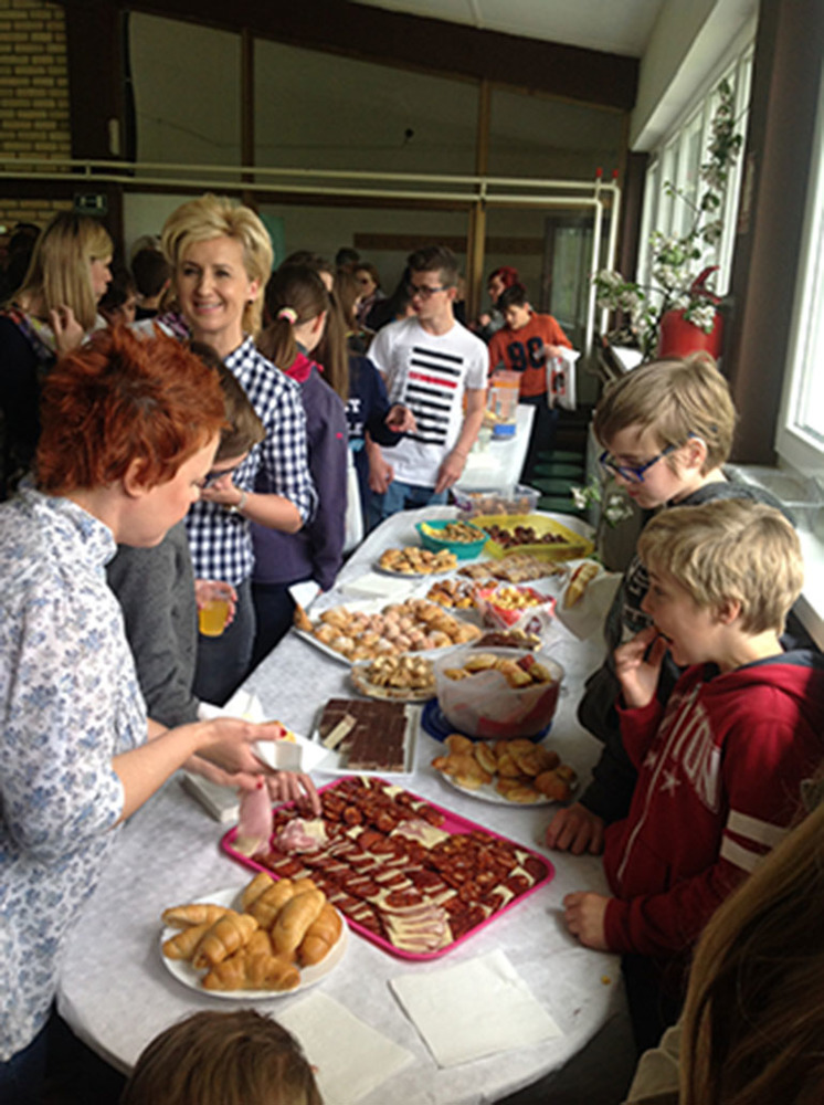 Domaći slani i slatki specijaliteti za gostujuće učenike i učitelje