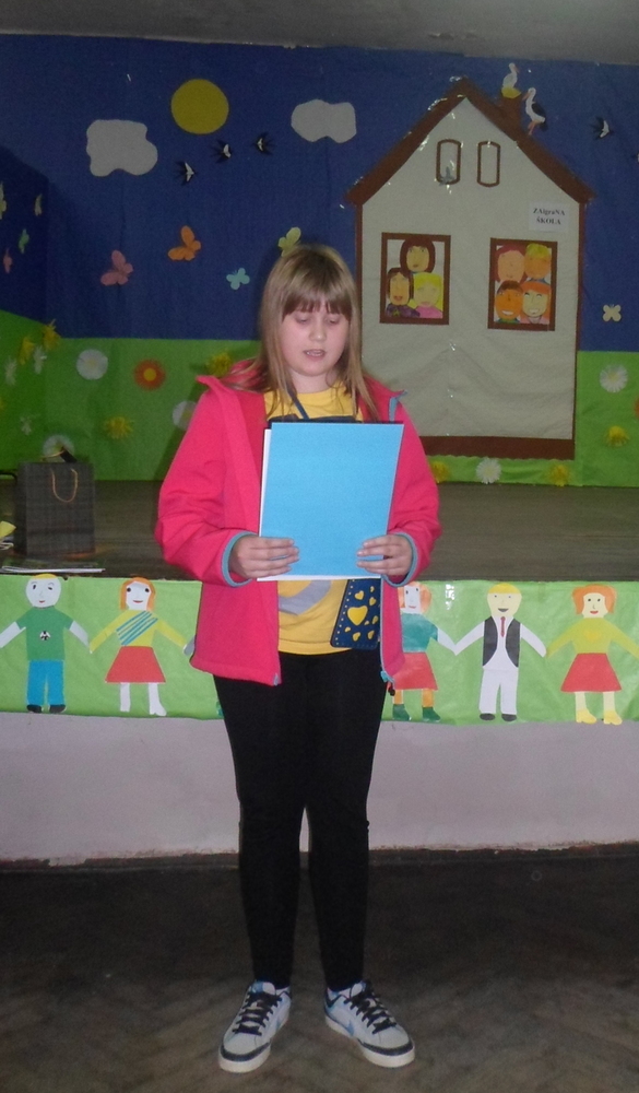 Za vrlo uspješan rad pohvaljena je i nagrađena Sara Čolić iz OŠ Antuna Gustava Matoša Čačinci (mentorica Kristina Krolo)