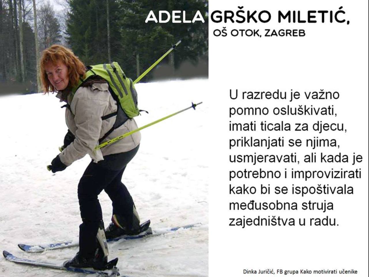 Adela GRŠKO MILETIĆ, OŠ Otok, Zagreb