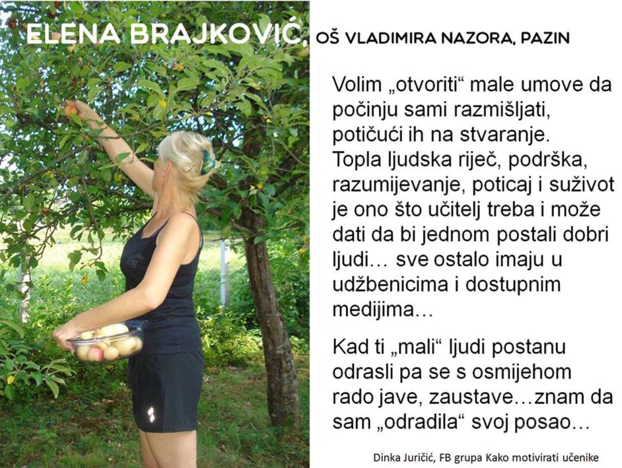 Elena BRAJKOVIĆ, OŠ Vladimira Nazora, Pazin