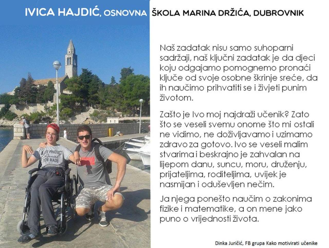 Ivica HAJDIĆ, OŠ Marina Držića, Dubrovnik
