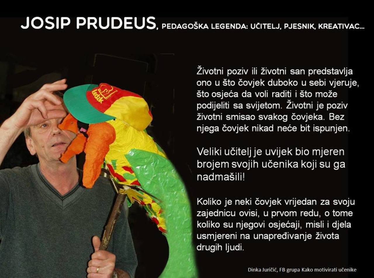 Josip PRUDENS, pedagoška legenda: učitelj, pjesnik, kreativac 