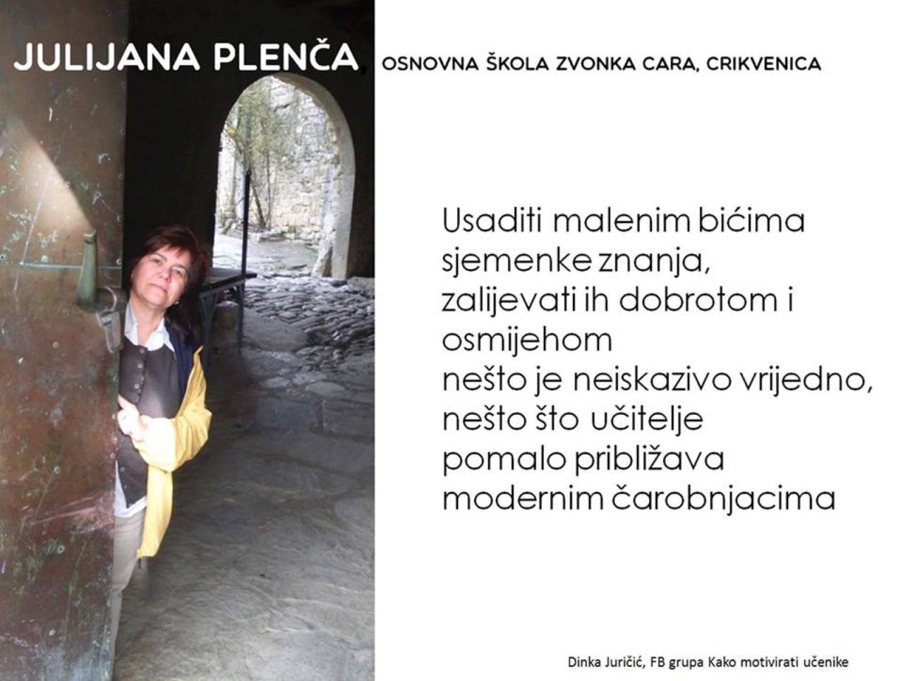 Julijana PLENČA, OŠ Zvonka Cara, Crikvenica