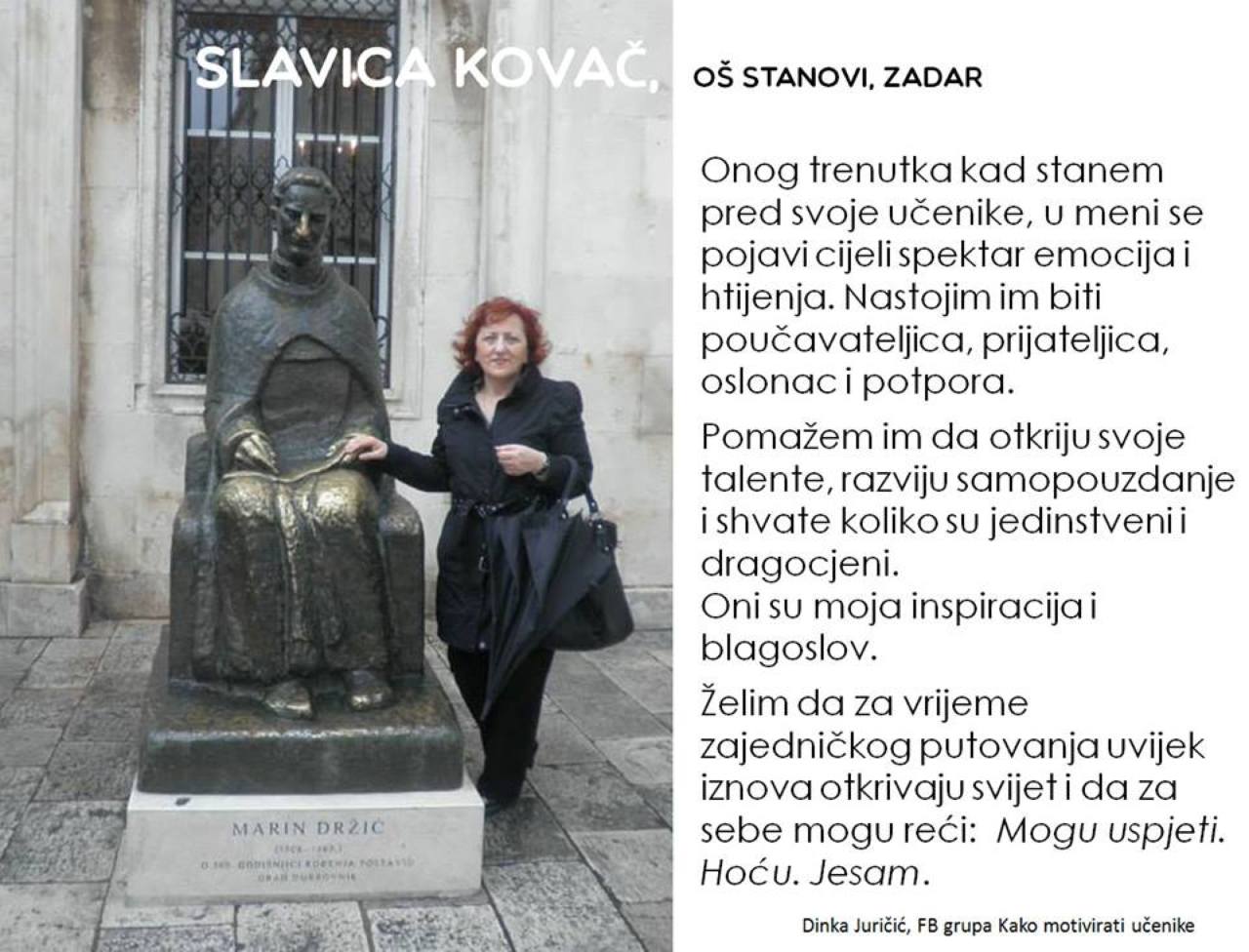 Slavica KOVAČ, OŠ Stanovi, Zadar