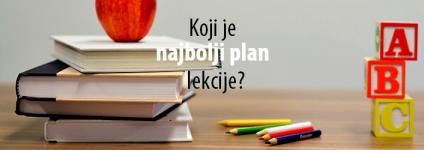 Školski portal: Koji je najbolji plan lekcije?