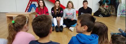 Školski portal: Učenici čitali u križevačkim vrtićima